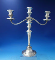 Old French by Gorham Sterling Silver Candelabra 3-light #770 c.1930  (#6016)