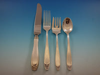 Puritan by Stieff Sterling Silver Flatware Set for 8 Service 63 pieces