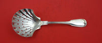 Nantucket by Buccellati Silverplate Pea Spoon shell bowl pierced 8 3/4"