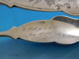 Brite-Cut by Unknown Sterling Silver Ice Tong 9 1/4" w/Fancy Cast Tines 1869