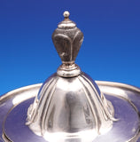 Hardy Brothers English Silverplate Tea Caddy w/ Wood Finial #7674 (#9228)