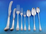 Williamsburg Shell by Stieff Sterling Silver Flatware Set Service 99 pcs Dinner