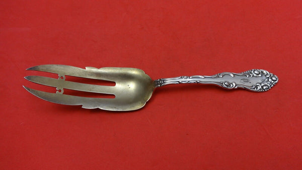 Old English by Towle Sterling Silver Pie Serving Fork Goldwash Bar Across Tines