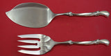 Waltz of Spring by Wallace Sterling Silver Salmon Serving Set Fish Custom Made