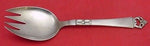 Danish Crown by Frigast Sterling Silver Salad Serving Fork 10" Heirloom