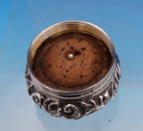 G.H. James and Co English Victorian Sterling Silver Cut Glass Dresser Jar #9247