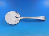 Lap Over  Acid Etched by Tiffany Sterling Silver Waffle Server with Birds 8 3/4"