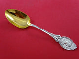 Medallion aka Diana by Wood and Hughes Coin Silver Teaspoon Gold-washed 5 7/8"