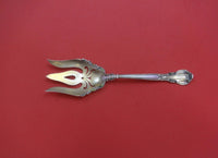 Chantilly by Gorham Sterling Silver Salad Serving Fork GW Enameled with Lacing