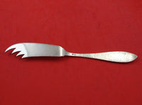 Jefferson Hand Hammered by Lunt Sterling Silver Cheese Knife AS with Four Prongs