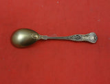 King by Dominick and Haff Sterling Silver Egg Spoon Gold-washed 4 1/2"