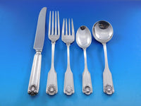 Fiddle Shell by Frank Smith Sterling Silver Flatware Set 8 Service 44 pieces