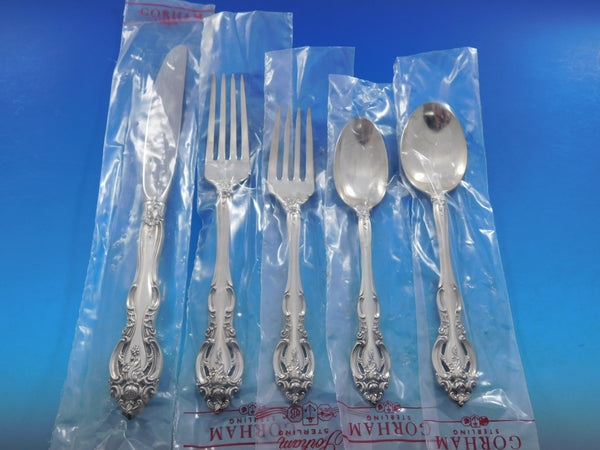 La Scala by Gorham Sterling Silver Flatware Service for 12 Set 69 Pcs New