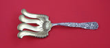 Vine by Tiffany Sterling Silver Asparagus Serving Fork GW w/ grapevine 9 3/4"