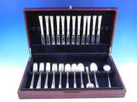 Columbine by Lunt Sterling Silver Flatware Service for 12 Set 61 pieces