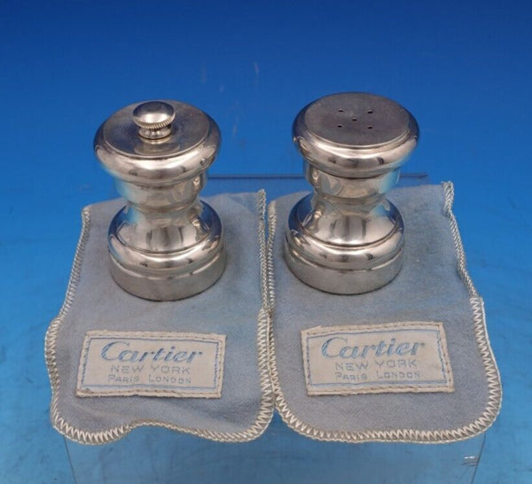 Traditional by Cartier Sterling Silver Salt and Pepper Shaker Set 2pc (#7495)