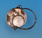 English Silverplate & Glass Whiskey Barrel Decanter by John Grinsell (#9214)