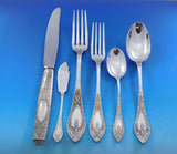 Renaissance by Plasait Orfevres 950 Silver Flatware Set Service Dinner 71 pcs