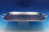 Roberts and Belk English Sterling Silver Tea Tray w/ Handles 67.82 ozt. (#8428)