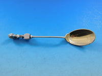 Bust by Gorham Sterling Silver Ice Cream Spoon Gold Washed 6" Vintage Figural