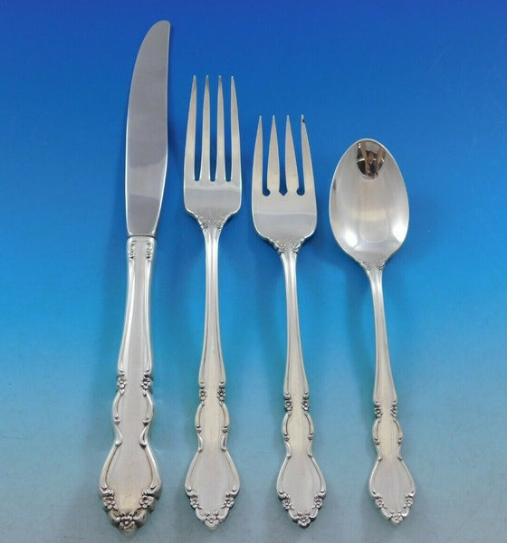 Dover by Oneida Sterling Silver Regular Size Place Setting(s) 4-Piece Vintage