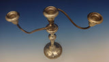 Grande Baroque by Wallace Sterling Silver Candelabra 3-Light 13" #4101 (#0429)