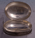 Bead by Shiebler Sterling Silver Soap Dish #7470 3 5/8" x 2 1/2" x 1 1/2" #8715