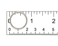 18k White Gold Wedding Band Ring Size 7 Jewelry (#J7286)