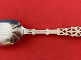 Pierced and Chased by Dominick Haff Sterling Silver Ice Cream Fork Org. 5 7/8"