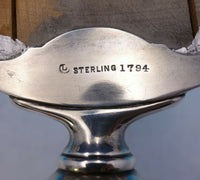 Lebkuecher and Co Sterling Silver Mirror on Adjustable Base/Stand #1794 (#3737)
