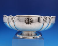 Kalo Sterling Silver Centerpiece Bowl Footed with Applied Mono" CR" #285 (#8161)