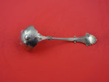 Louis XIV by Gorham Sterling Silver Sauce Ladle brite-cut stippled bowl 5 7/8"