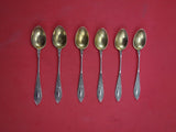 Danish Sterling by Various Makers Sterling Silver Demitasse Spoon set 6  4 1/4"