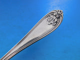 Leaf AKA Shell by Albert Coles Coin Silver Fish Serving Set Etched Boat Men Lake