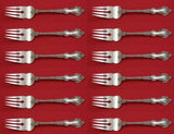 Du Barry by International Sterling Silver Salad Fork Set 12 pieces 6 5/8"