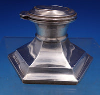 James Deakin and Sons English Estate Sterling Silver Inkwell 6-Sided Base #7284