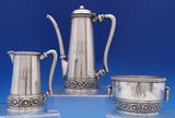 Tiffany and Co Sterling Silver Chocolate Set 3-piece 5230/5916 Olympian (#8410)