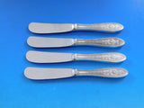 Wedgwood by International Sterling Silver Butter Spreader HHWS Paddle Set 8 pcs