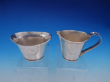Richard Blanchard Sterling Silver Four Piece Coffee Set Hand Wrought (#4457)