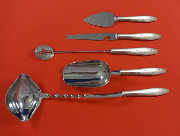 Dawn Star by Wallace Sterling Silver Cocktail Party Bar Set 5pc Custom Made