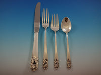 Spring Glory by International Sterling Silver Flatware Set for 12 Service 80 pcs