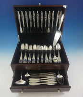 Lark by Reed & Barton Sterling Silver Flatware Set 12 Service 76 Pcs John Prip