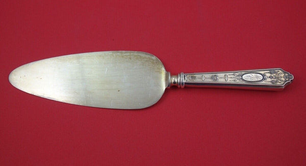 Adam By Lunt Sterling Silver Cake Server plated wide blade 10"