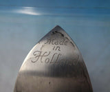 Dutch .830 Silver Ashtray Wooden Shoe Form Pastoral Scenes Cow Sheep (#6074)