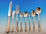 Carmel by Wallace Sterling Silver Flatware Service 12 Dinner Set 108 pcs F Mono