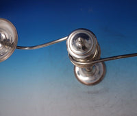 English Georgian Silver on Copper Candelabra Pair 15" x 15" (#5946)