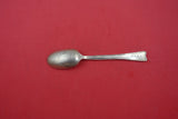 Lap Over Edge Acid Etched Tiffany Sterling Silver Teaspoon squirrel oak tree 6"