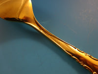 Lace Point Gold by Lunt Sterling Silver Flatware Set For 12 Service 48 Pieces