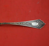 Cleopatra by Schulz and Fischer Sterling Silver Preserve Spoon Bright Cut 7"