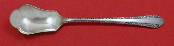 Chased Romantique by Alvin Sterling Silver Relish Scoop Custom Made 5 3/4"